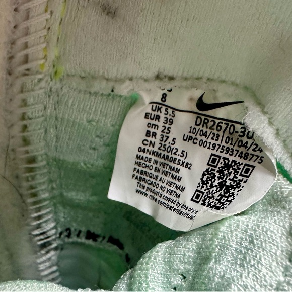 Nike InfinityRN 4 Women’s Road Running Shoes Mint Green Size 8 - Picture 8 of 9